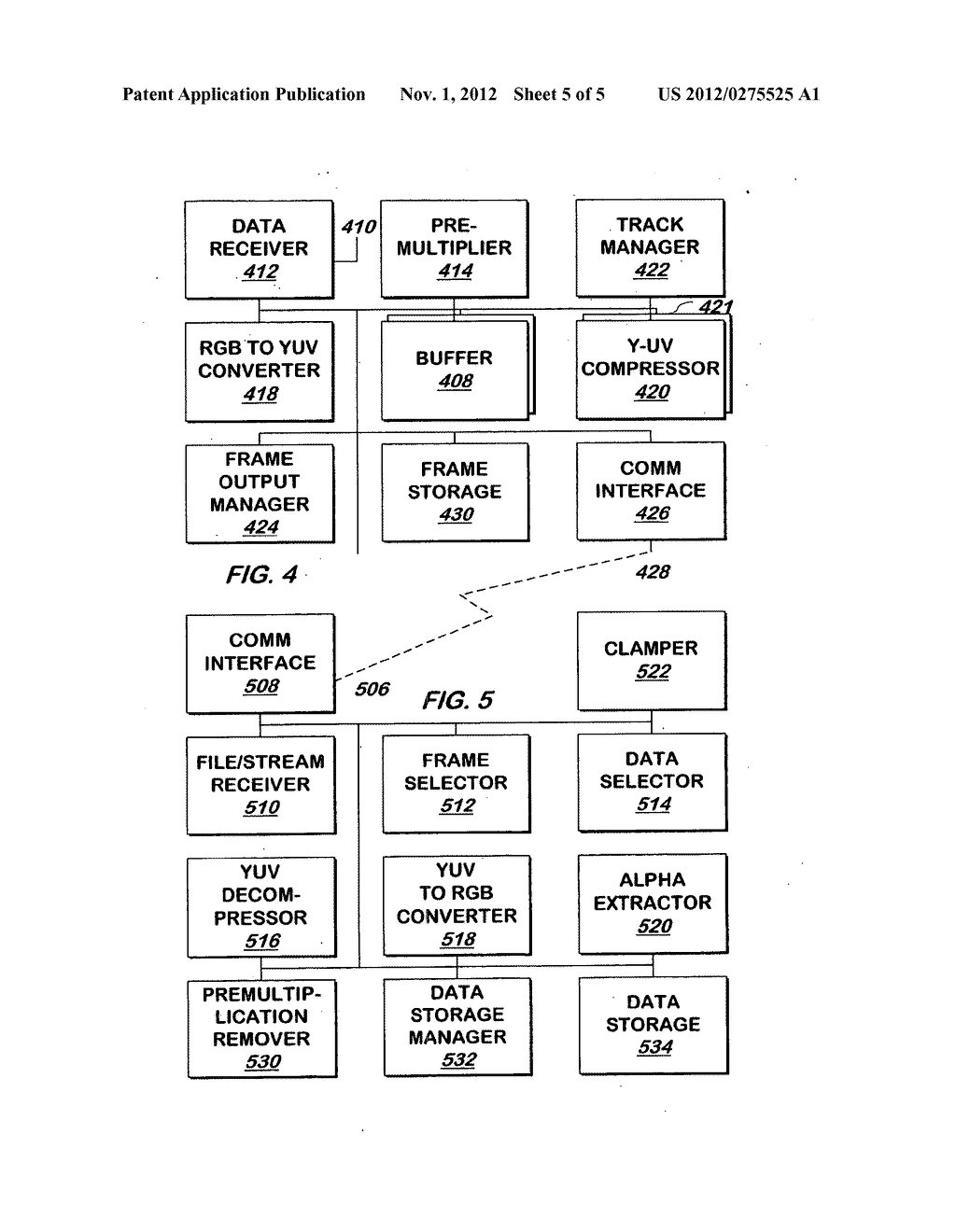 System and Method for Compressing Video Data and Alpha Channel Data using     a Single Stream - diagram, schematic, and image 06