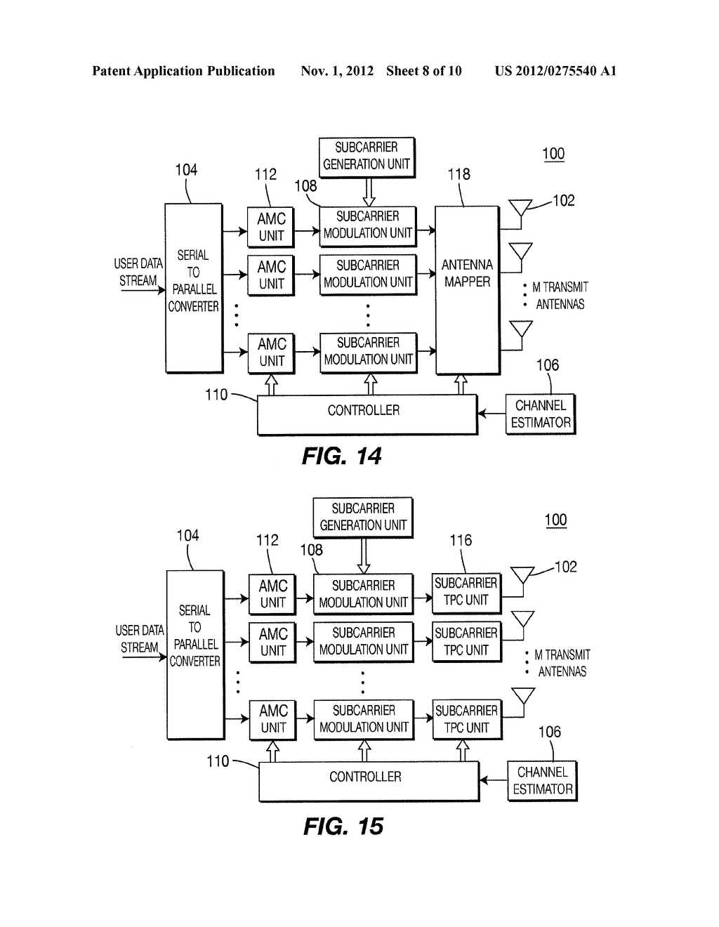 METHOD AND APPARATUS FOR SUBCARRIER AND ANTENNA SELECTION IN MIMO-OFDM     SYSTEM - diagram, schematic, and image 09