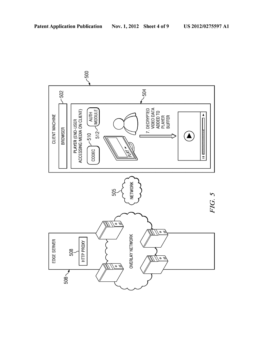 Extending data confidentiality into a player application - diagram, schematic, and image 05