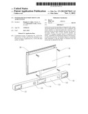 Integrated Television Mount and Audio System diagram and image