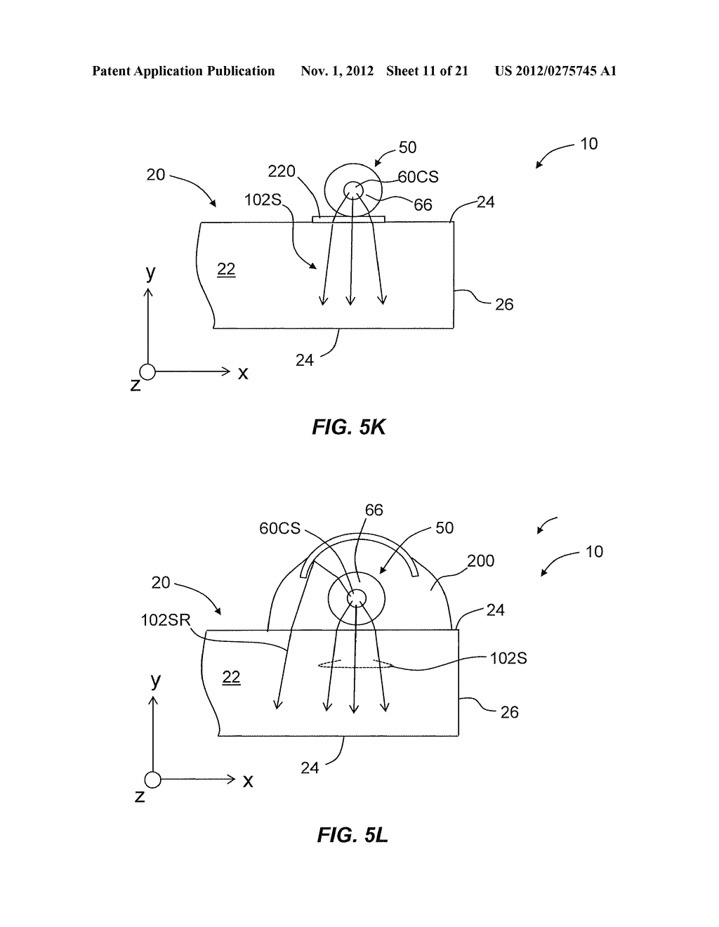 Systems and Methods for Coupling Light into a Transparent Sheet - diagram, schematic, and image 12