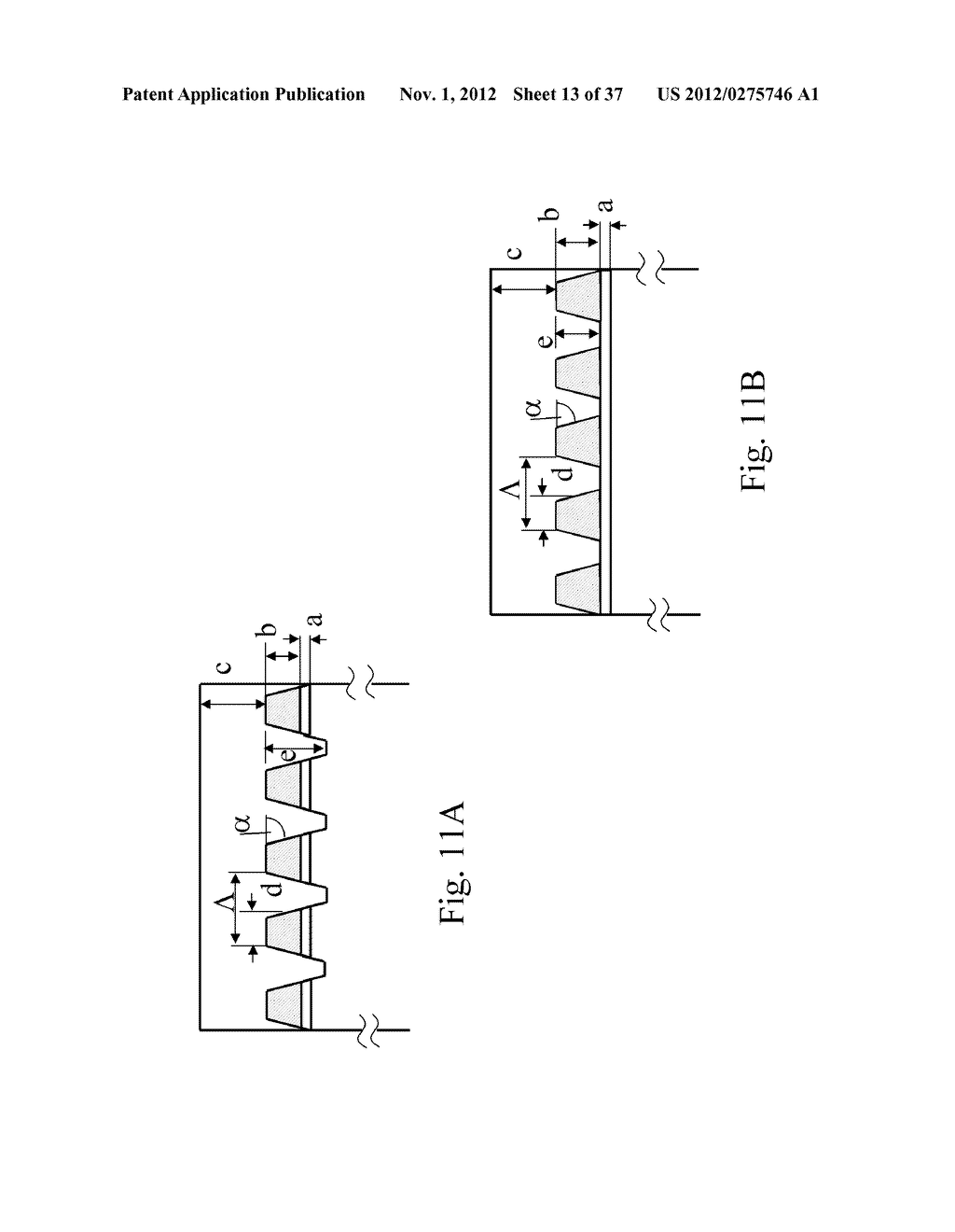 Highly efficient optical gratings with reduced thickness requirements and     impedance-matching layers - diagram, schematic, and image 14