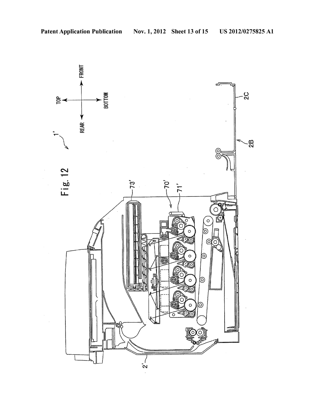 Image Forming Device Having Detachable Process Unit - diagram, schematic, and image 14