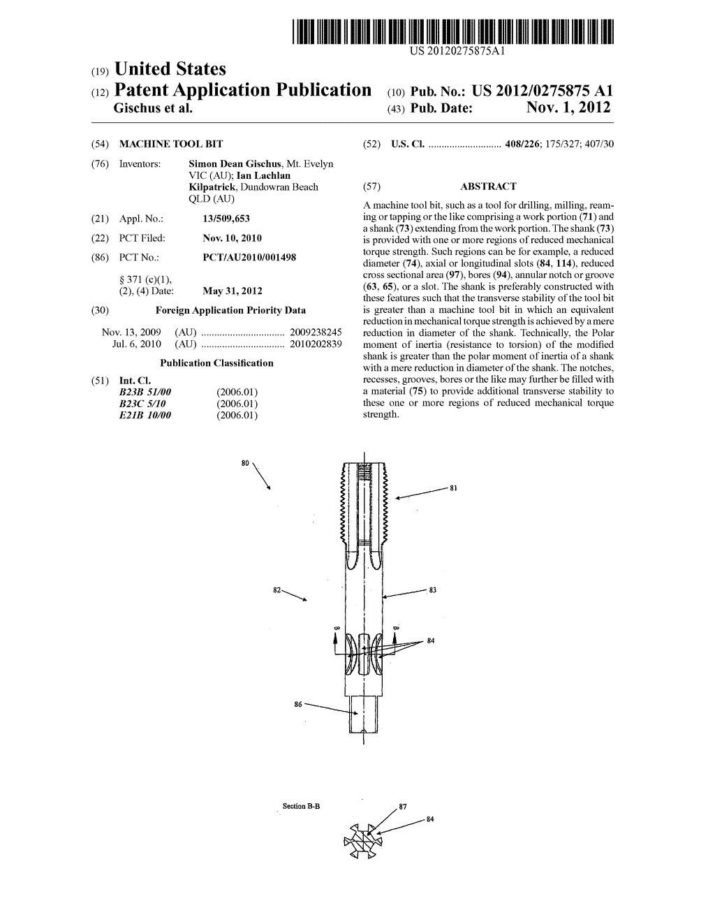 MACHINE TOOL BIT - diagram, schematic, and image 01