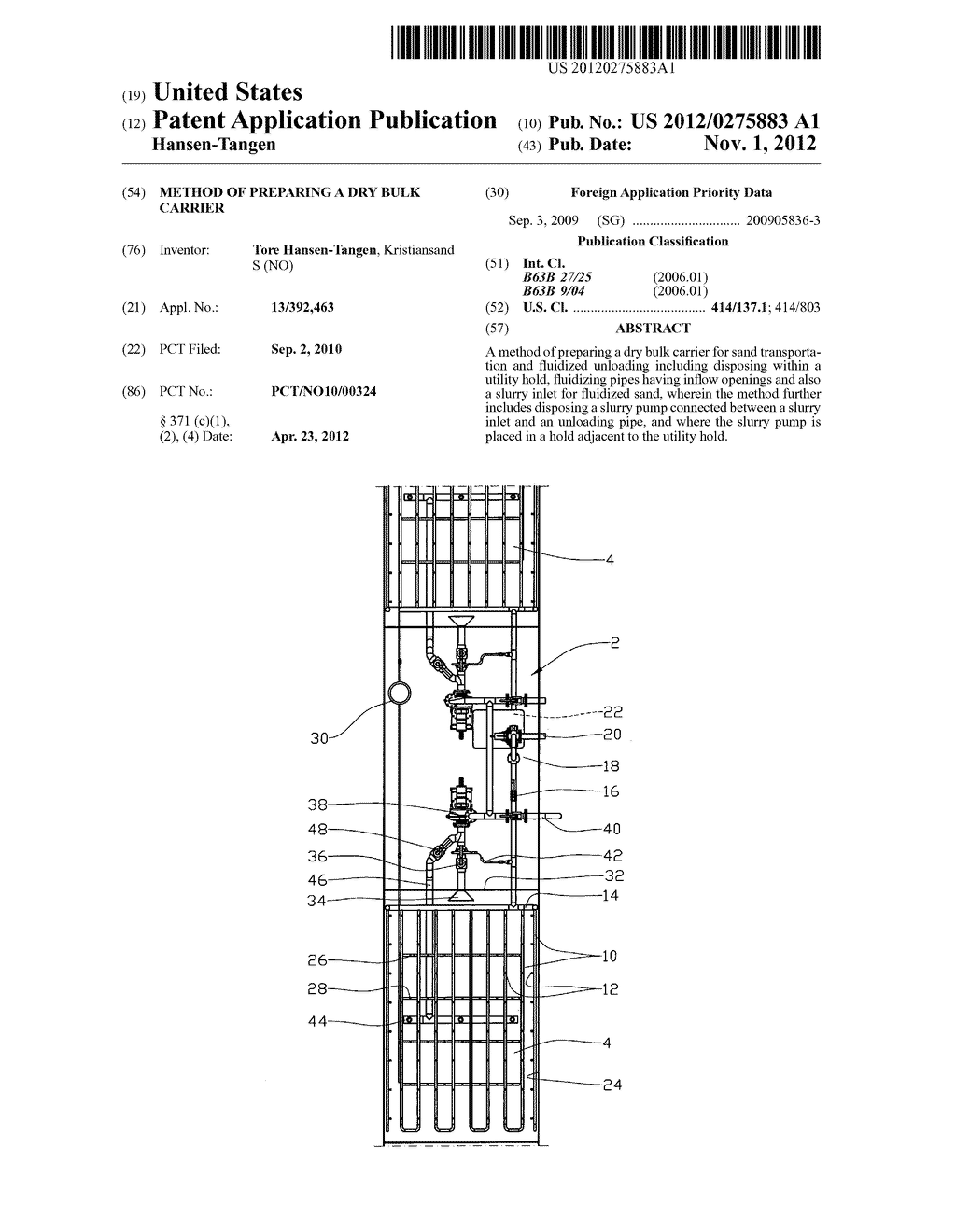 Method of Preparing a Dry Bulk Carrier - diagram, schematic, and image 01