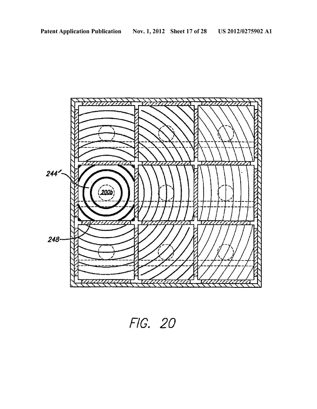 MODULAR FAN HOUSING WITH MULTIPLE MODULAR UNITS HAVING SOUND ATTENUATION     FOR A FAN ARRAY FOR AN AIR-HANDLING SYSTEM - diagram, schematic, and image 18