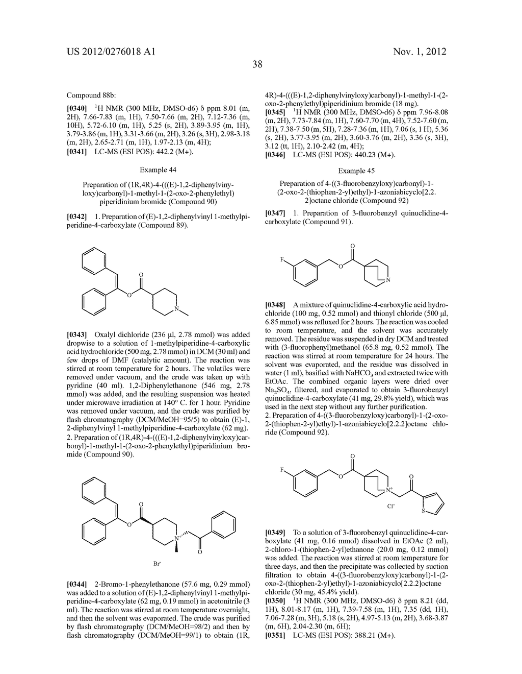 ALKALOID ESTER AND CARBAMATE DERIVATIVES AND MEDICINAL COMPOSITIONS     THEREOF - diagram, schematic, and image 39