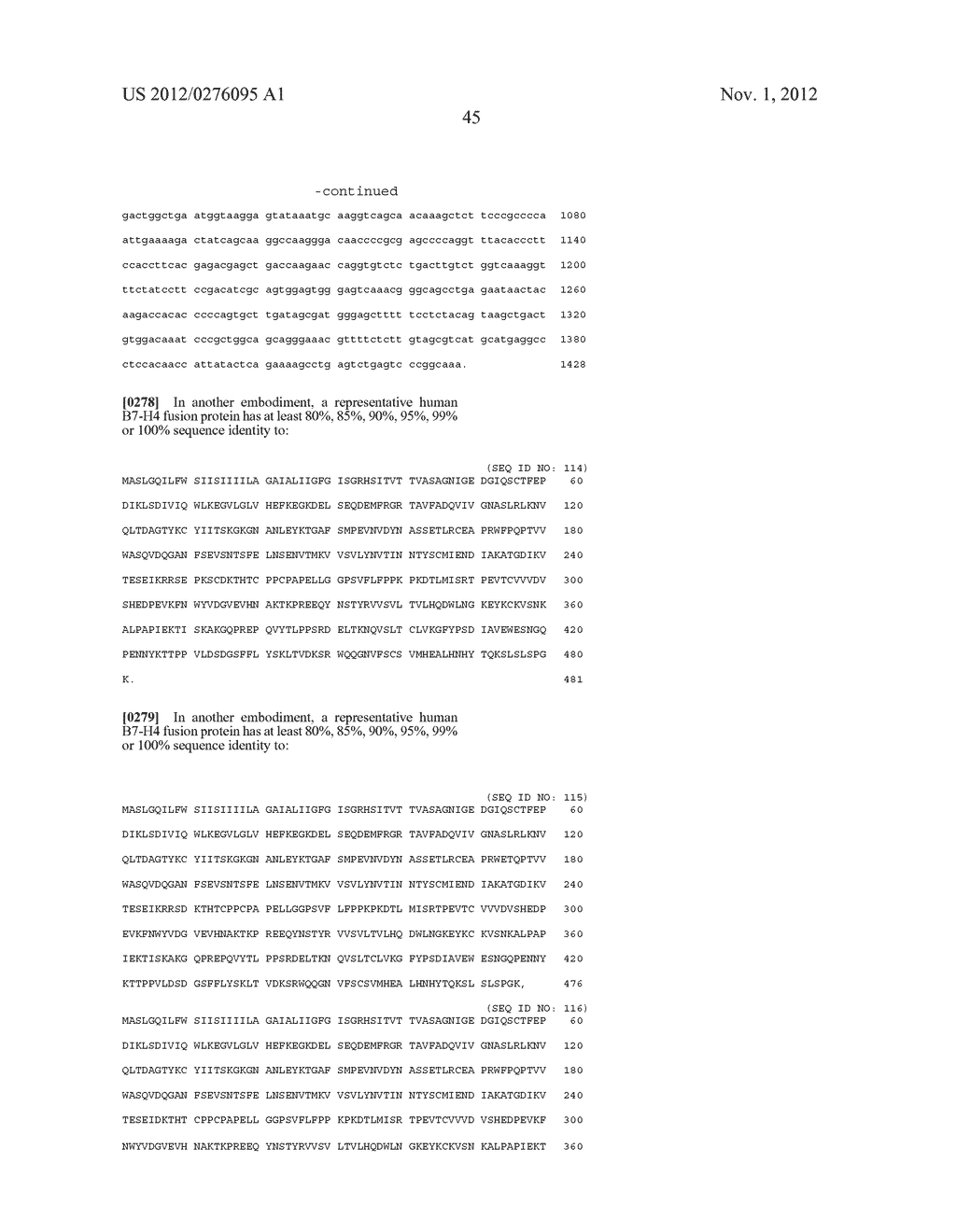 B7-H4 FUSION PROTEINS AND METHODS OF USE THEREOF - diagram, schematic, and image 82