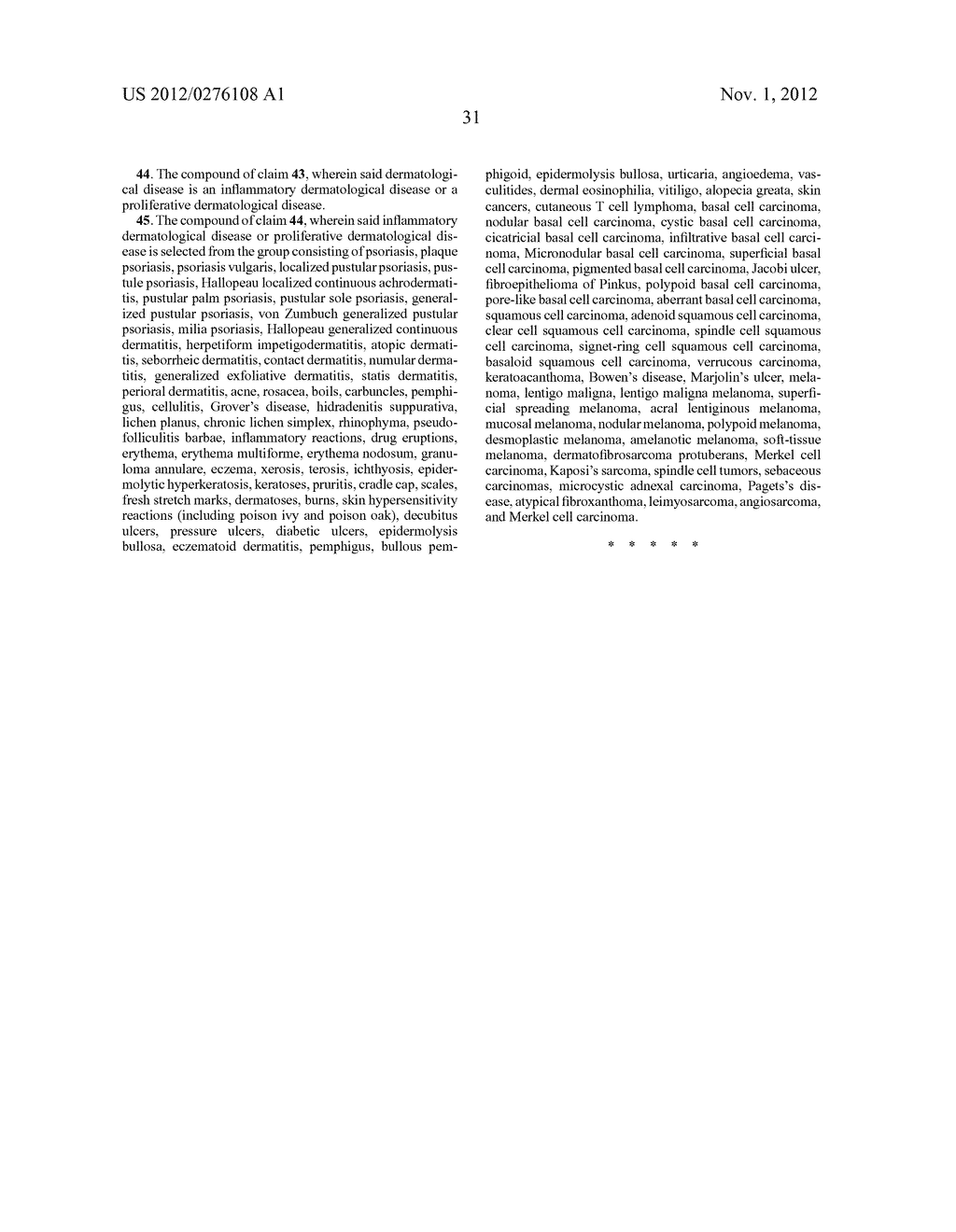 MONOSACCHARIDE-BASED COMPOUNDS FOR THE TREATMENT OF PROLIFERATIVE AND     INFLAMMATORY DERMATOLOGICAL DISEASES - diagram, schematic, and image 32