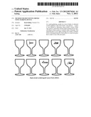 Method for identifying drinks using marking device diagram and image