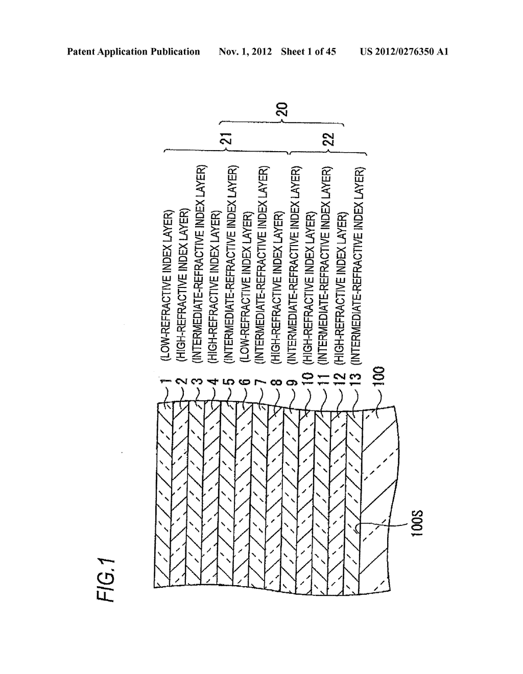 REFLECTION REDUCING FILM, OPTICAL MEMBER AND OPTICAL SYSTEM - diagram, schematic, and image 02