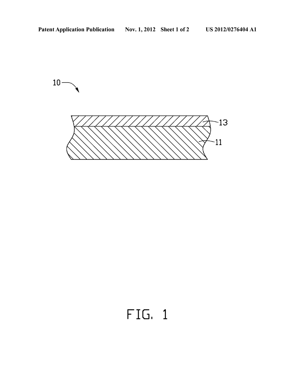 COATED ARTICLE AND METHOD FOR MAKING THE SAME - diagram, schematic, and image 02