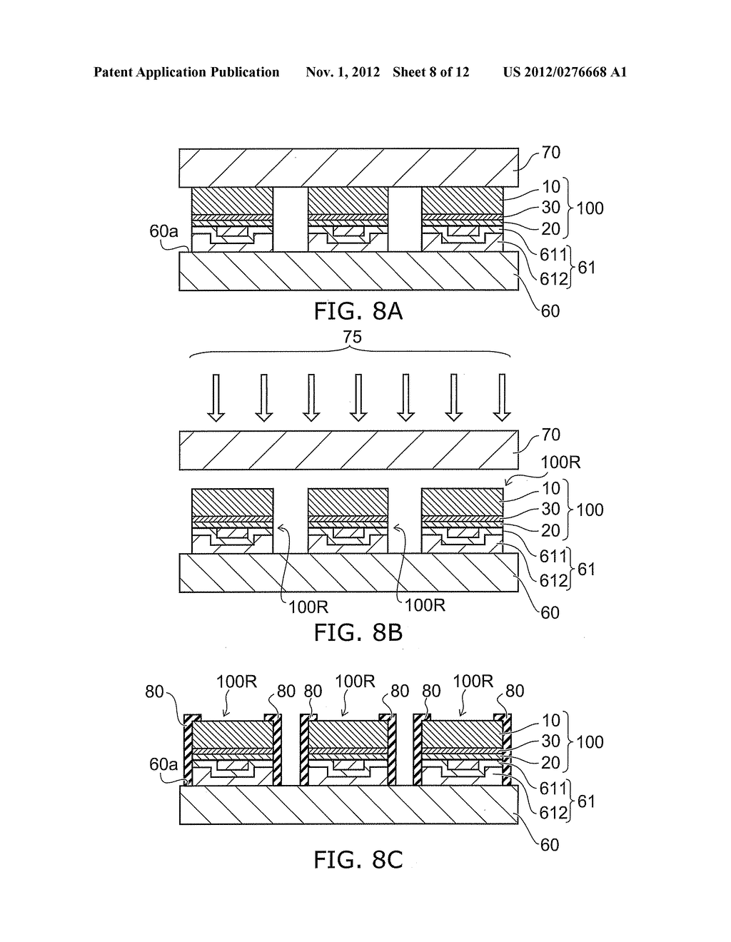 METHOD FOR MANUFACTURING SEMICONDUCTOR LIGHT EMITTING DEVICE - diagram, schematic, and image 09