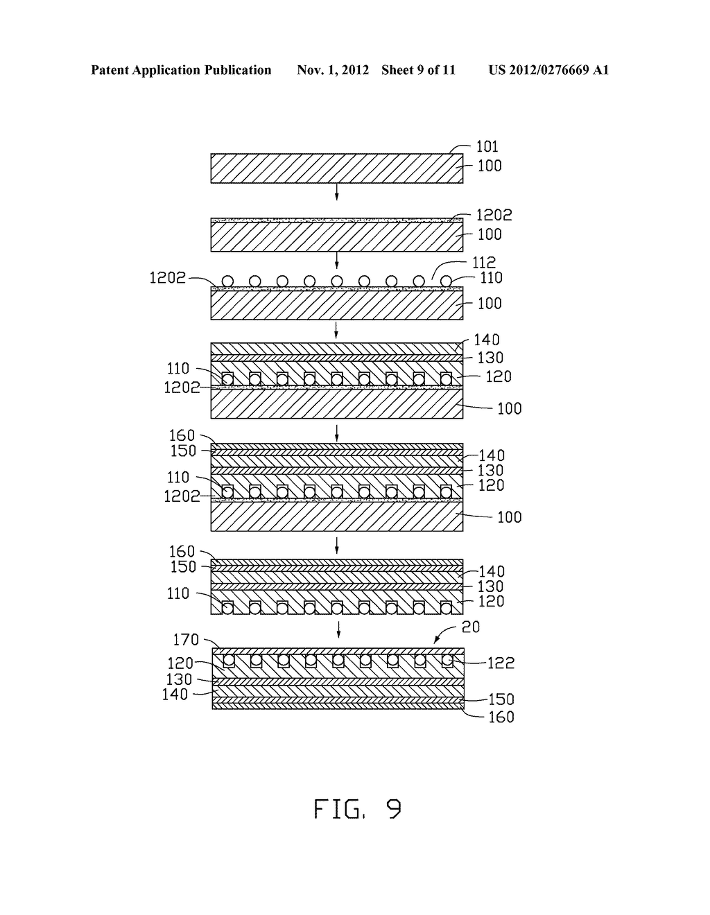 METHOD FOR MAKING LIGHT EMITTING DIODE - diagram, schematic, and image 10