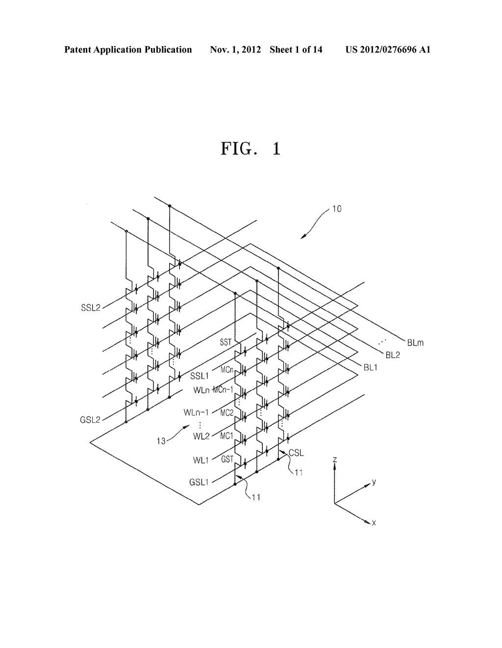 VERTICAL STRUCTURE NON-VOLATILE MEMORY DEVICE AND METHOD OF MANUFACTURING     THE SAME - diagram, schematic, and image 02