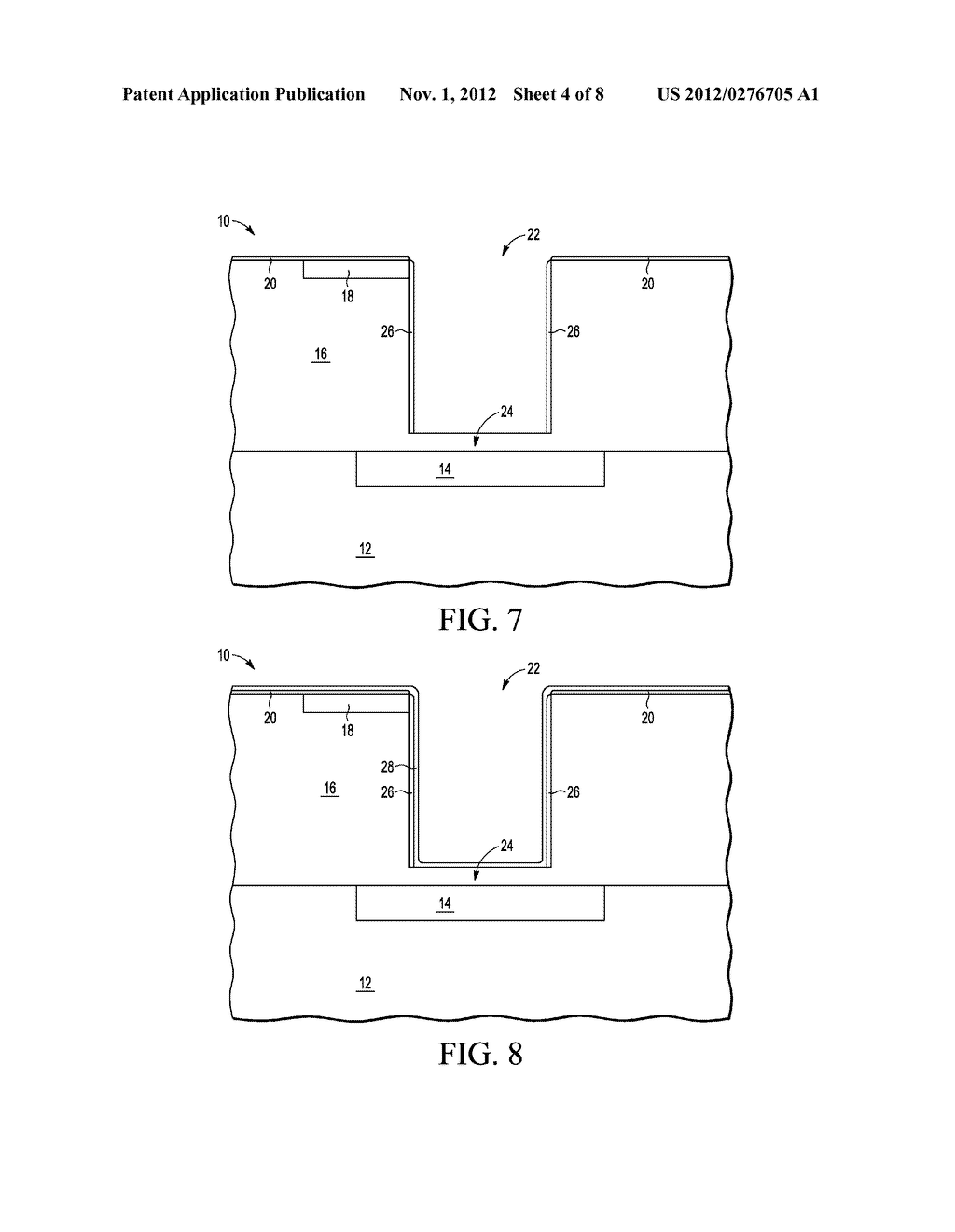 METHOD OF MAKING A SEMICONDUCTOR DEVICE AS A CAPACITOR - diagram, schematic, and image 05