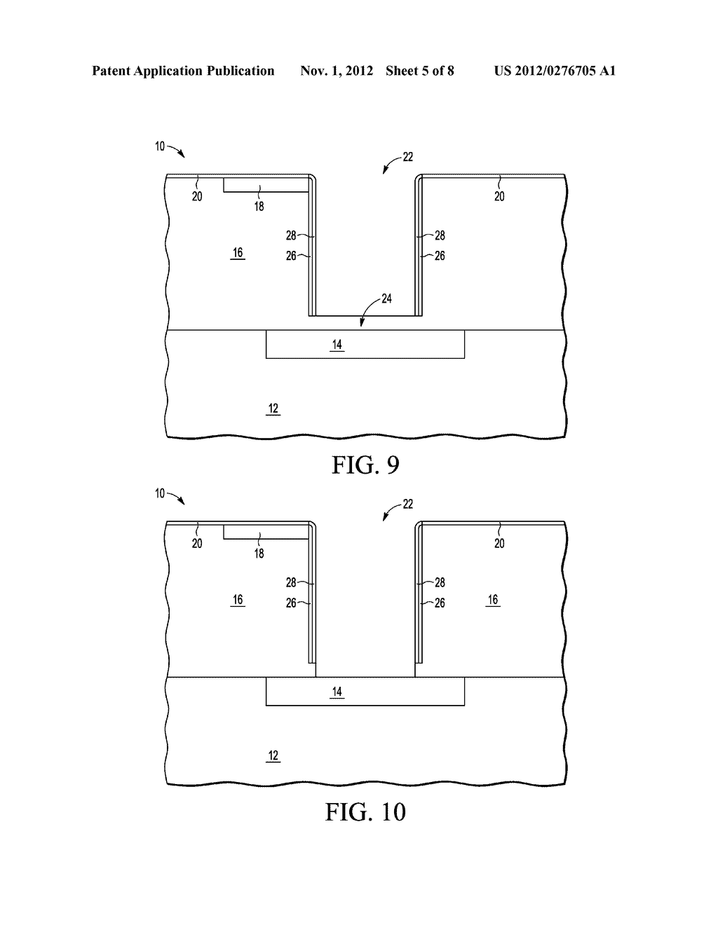 METHOD OF MAKING A SEMICONDUCTOR DEVICE AS A CAPACITOR - diagram, schematic, and image 06