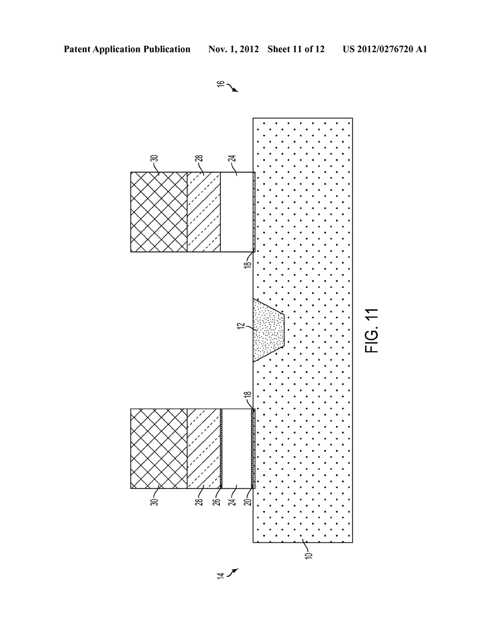 CONTROL OF THRESHOLD VOLTAGES IN HIGH-K METAL GATE STACK AND STRUCTURES     FOR CMOS DEVICES - diagram, schematic, and image 12