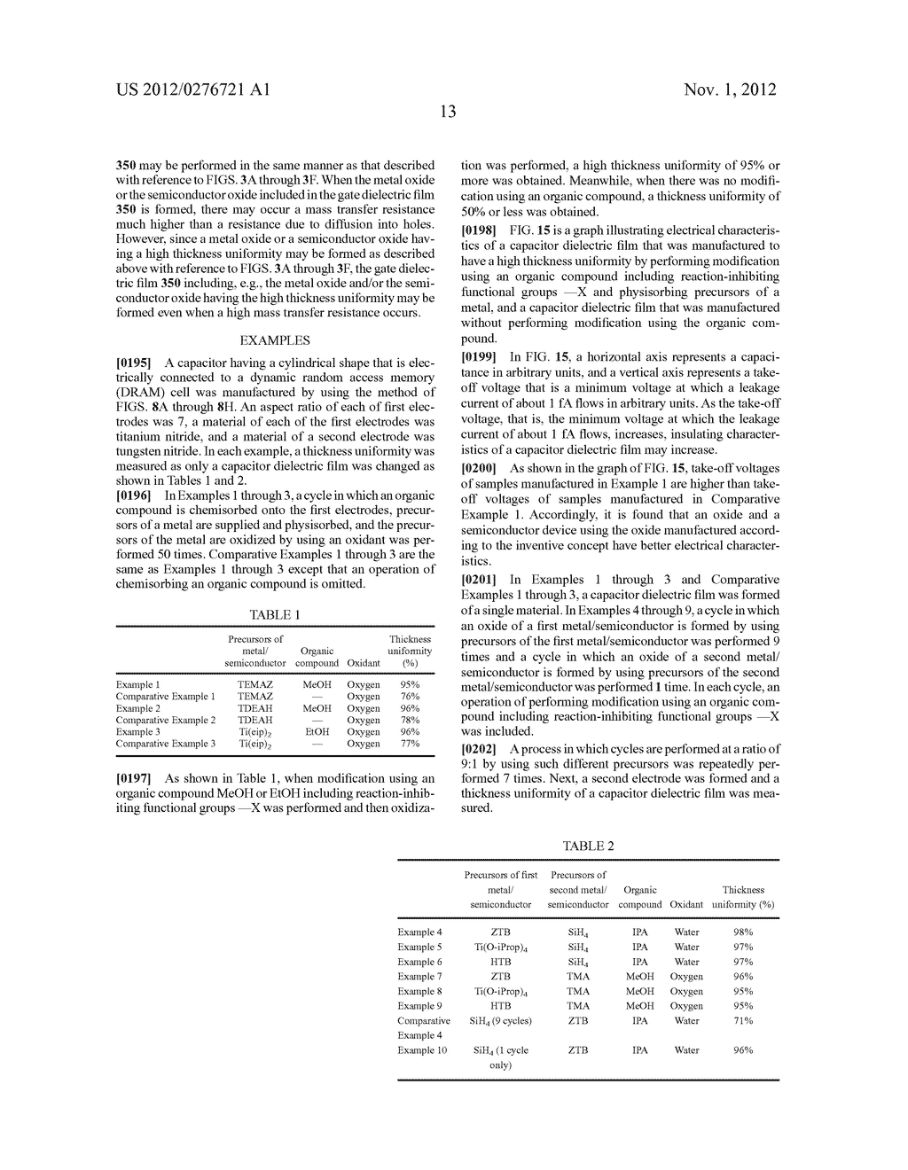 METHOD OF FORMING AN OXIDE LAYER AND METHOD OF MANUFACTURING SEMICONDUCTOR     DEVICE INCLUDING THE OXIDE LAYER - diagram, schematic, and image 38