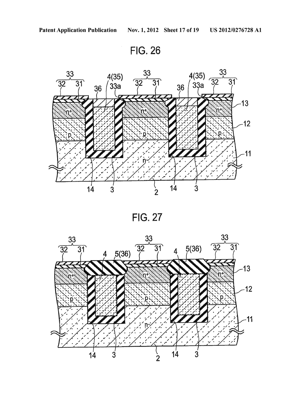 TRENCH TYPE SEMICONDUCTOR DEVICE AND FABRICATION METHOD FOR THE SAME - diagram, schematic, and image 18