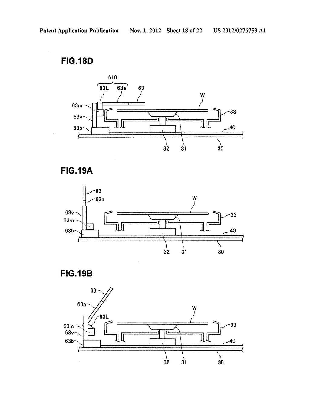 COATING TREATMENT APPARATUS, COATING AND DEVELOPING TREATMENT SYSTEM,     COATING TREATMENT METHOD, AND NON-TRANSITORY RECORDING MEDIUM HAVING     PROGRAM RECORDED THEREON FOR EXECUTING COATING TREATMENT METHOD - diagram, schematic, and image 19