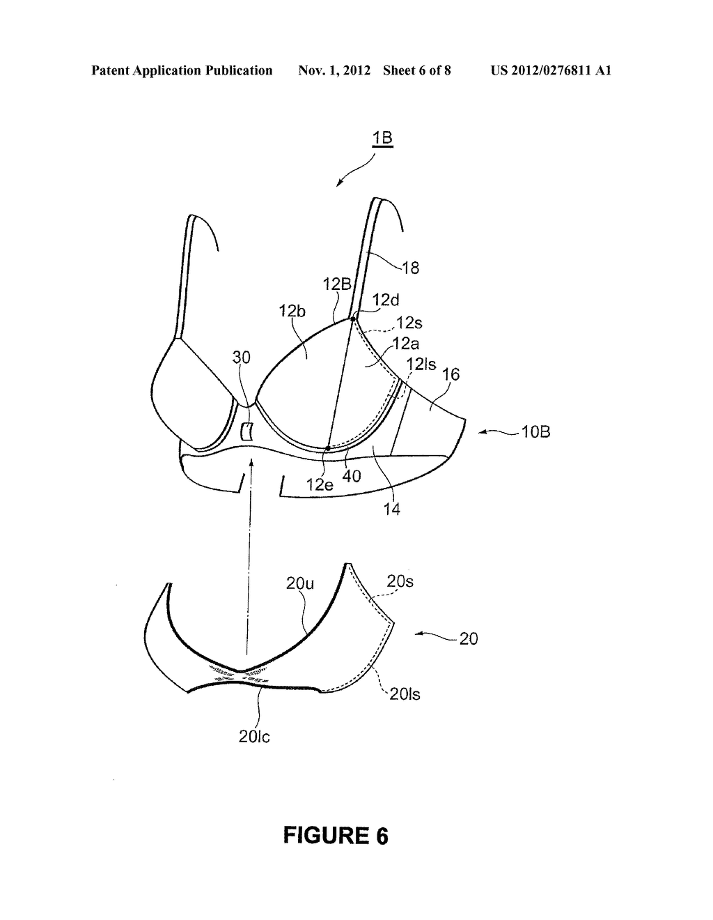 GARMENT WITH CUP SECTIONS - diagram, schematic, and image 07