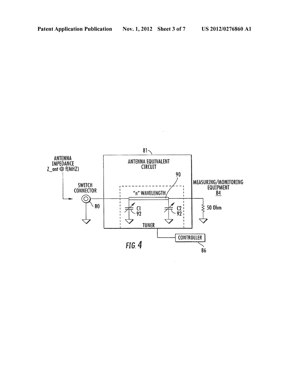 SYSTEM AND METHOD OF MEASURING TOTAL RADIATED POWER FROM MOBILE WIRELESS     COMMUNICATIONS DEVICE - diagram, schematic, and image 04