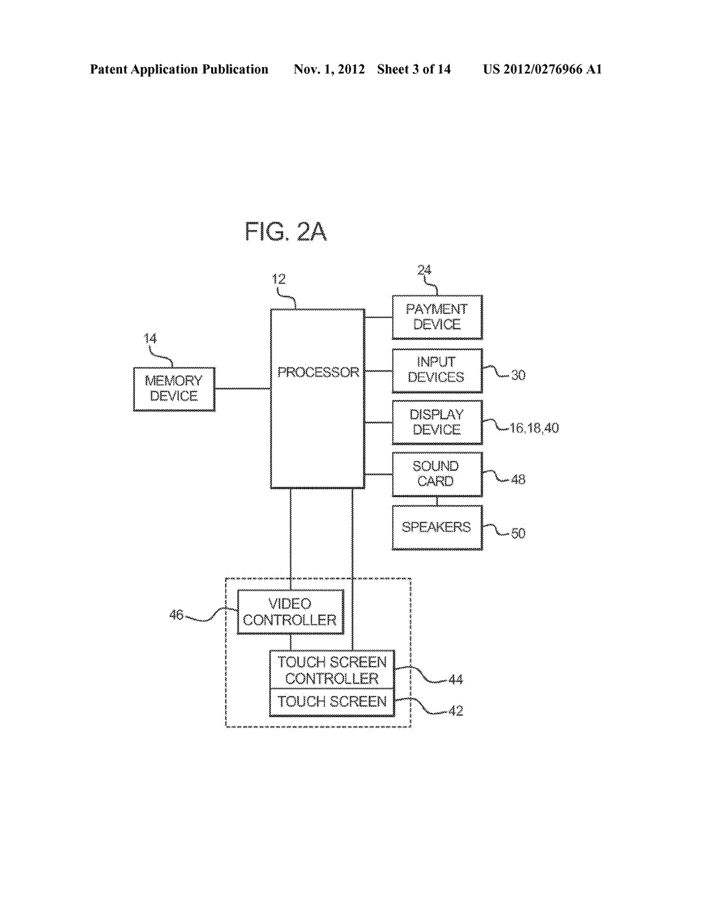 Gaming System, Gaming Device and Method for Providing a Player an     Opportunity to Win a Designated Award Based on One or More Aspects of the     Player's Skill - diagram, schematic, and image 04