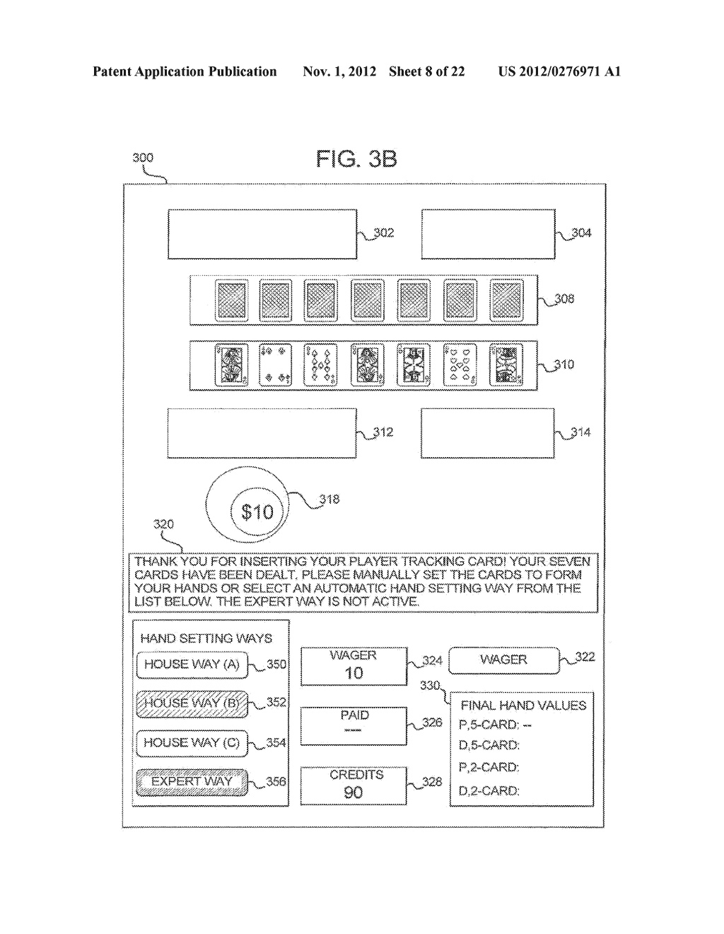 GAMING SYSTEM AND METHOD FOR PROVIDING IMPROVED ELEMENT SETTING OPTIONS - diagram, schematic, and image 09