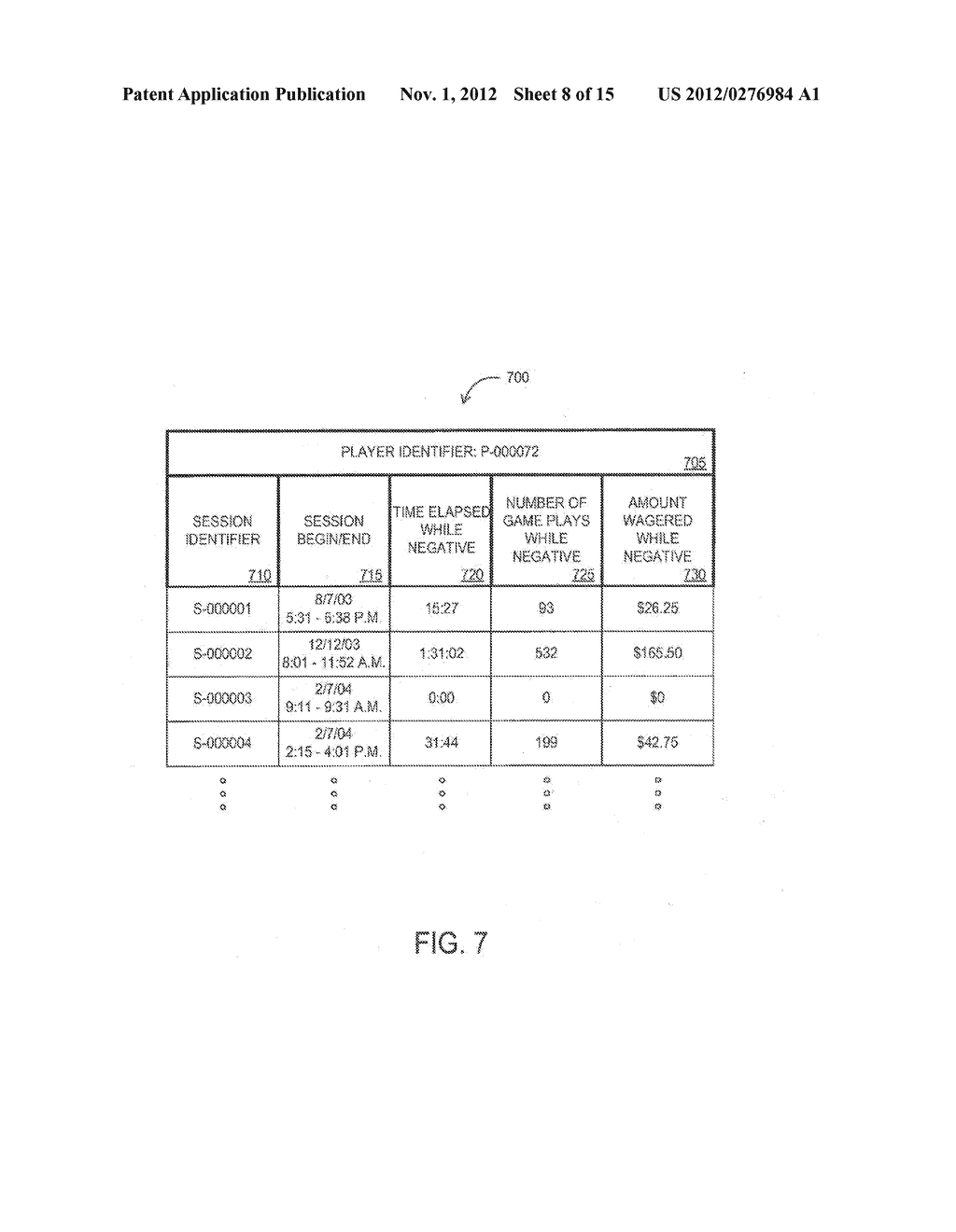 APPARATUS, SYSTEMS AND METHODS FOR FACILITATING A NEGATIVE CREDIT BALANCE     OF A GAMING DEVICE - diagram, schematic, and image 09