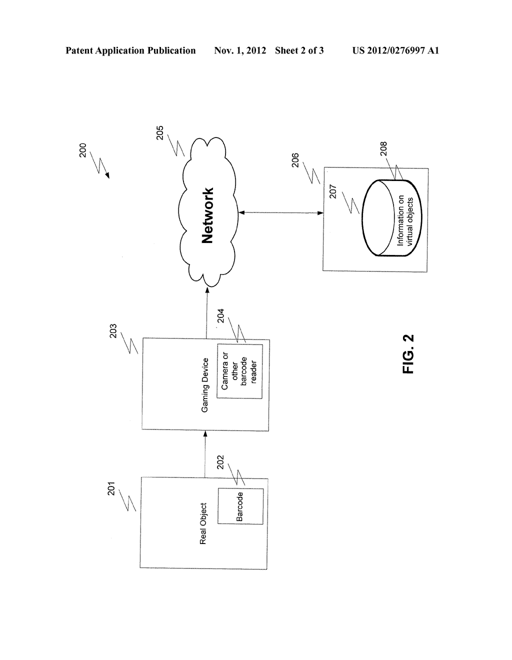 SYSTEMS AND METHODS OF IMPORTING VIRTUAL OBJECTS USING BARCODES - diagram, schematic, and image 03