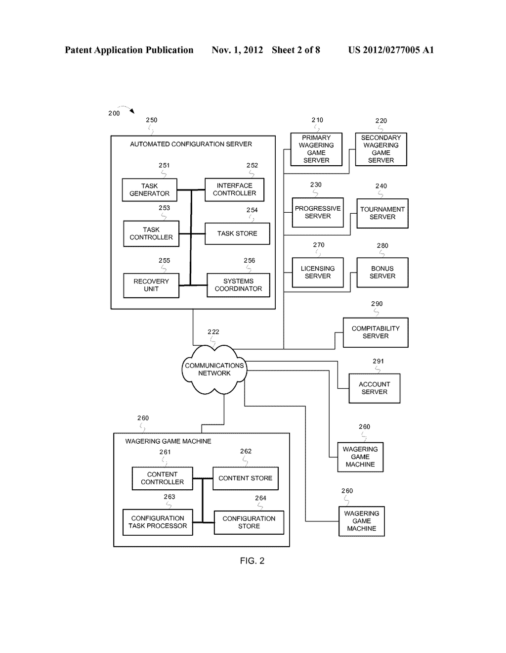 AUTOMATED WAGERING GAME MACHINE CONFIGURATION AND RECOVERY - diagram, schematic, and image 03