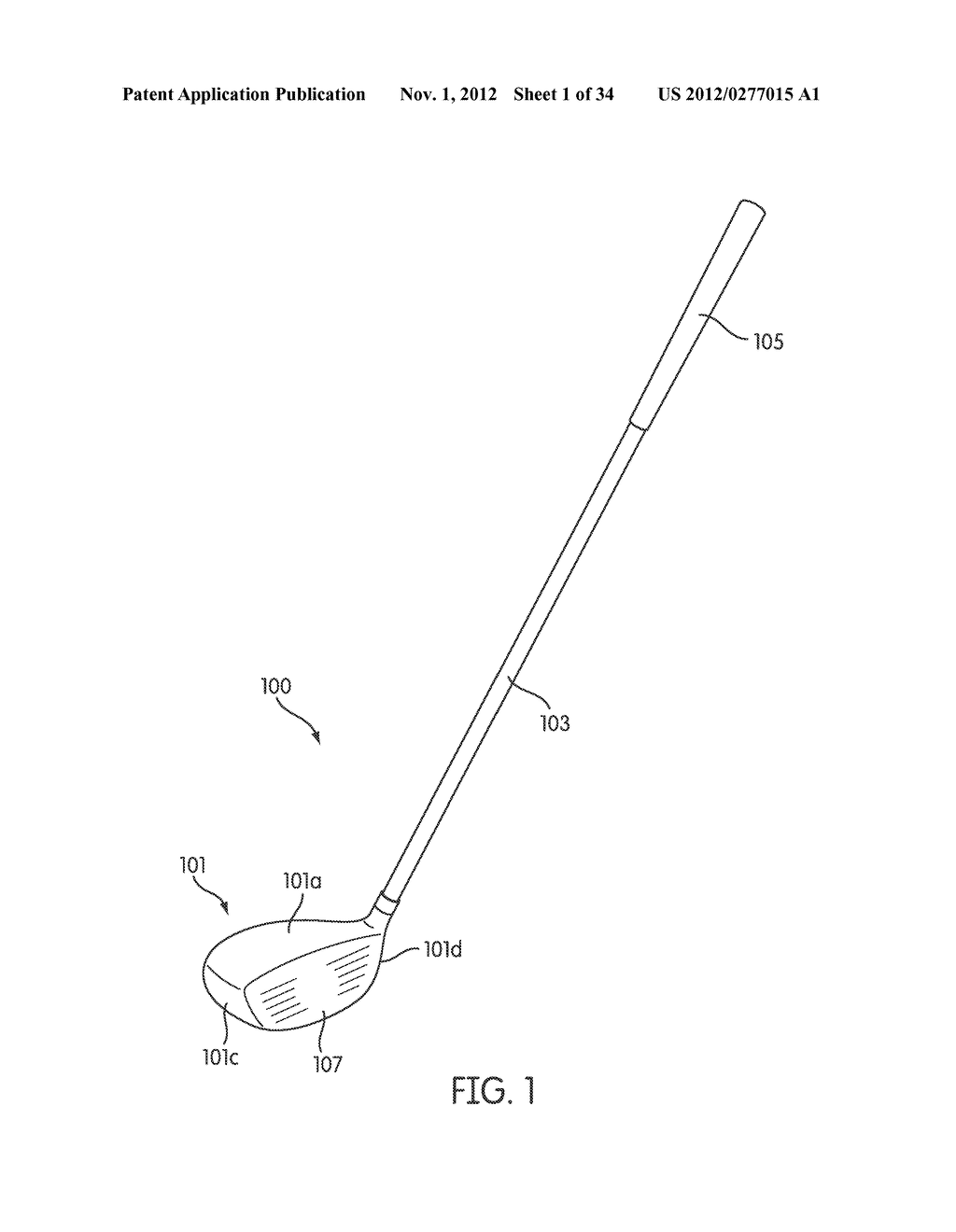 Golf Clubs and Golf Club Heads - diagram, schematic, and image 02