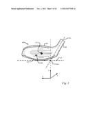 HOLLOW GOLF CLUB HEAD HAVING CROWN STRESS REDUCING FEATURE diagram and image