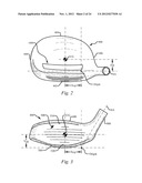 HOLLOW GOLF CLUB HEAD HAVING CROWN STRESS REDUCING FEATURE diagram and image