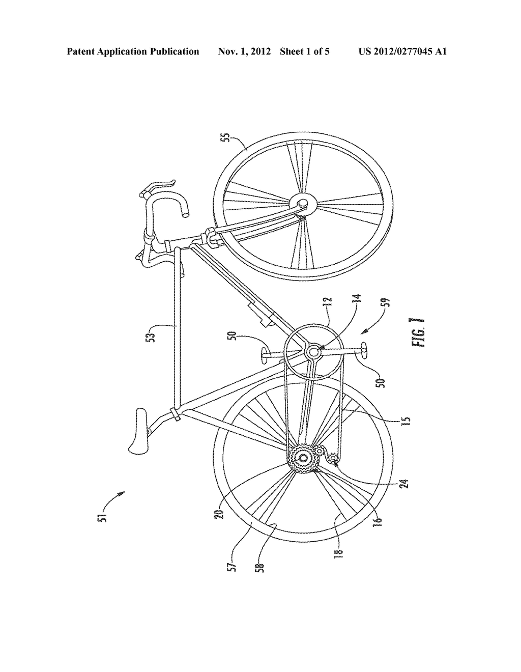 MOTION TRANSMISSION SYSTEM OF A BICYCLE - diagram, schematic, and image 02