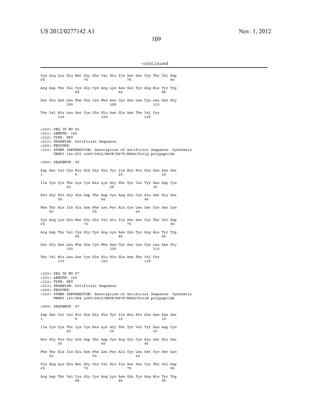 MODIFIED HUMAN TUMOR NECROSIS FACTOR RECEPTOR-1 POLYPEPTIDE OR FRAGMENT     THEREOF, AND METHOD FOR PREPARING SAME - diagram, schematic, and image 122