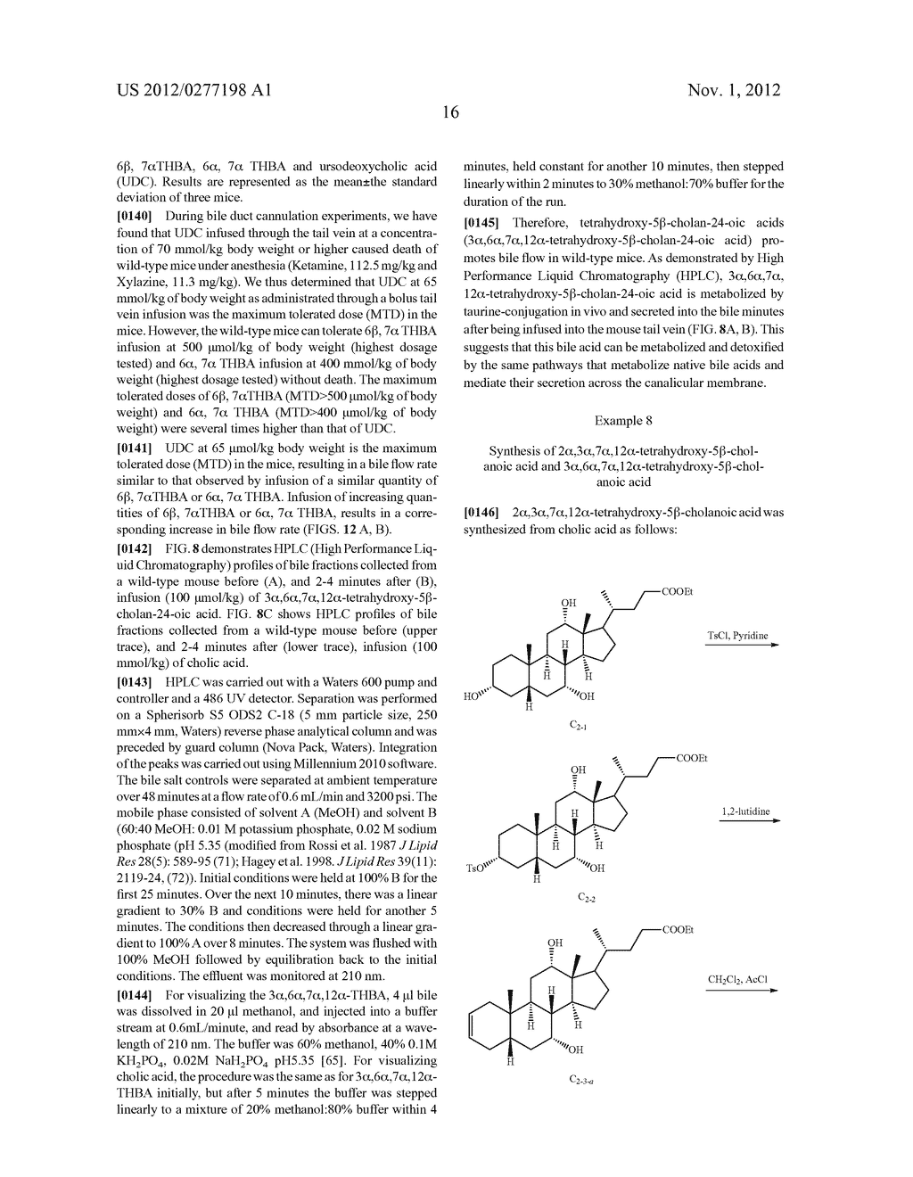 POLYHYDROXYLATED BILE ACIDS FOR TREATMENT OF BILIARY DISORDERS - diagram, schematic, and image 30