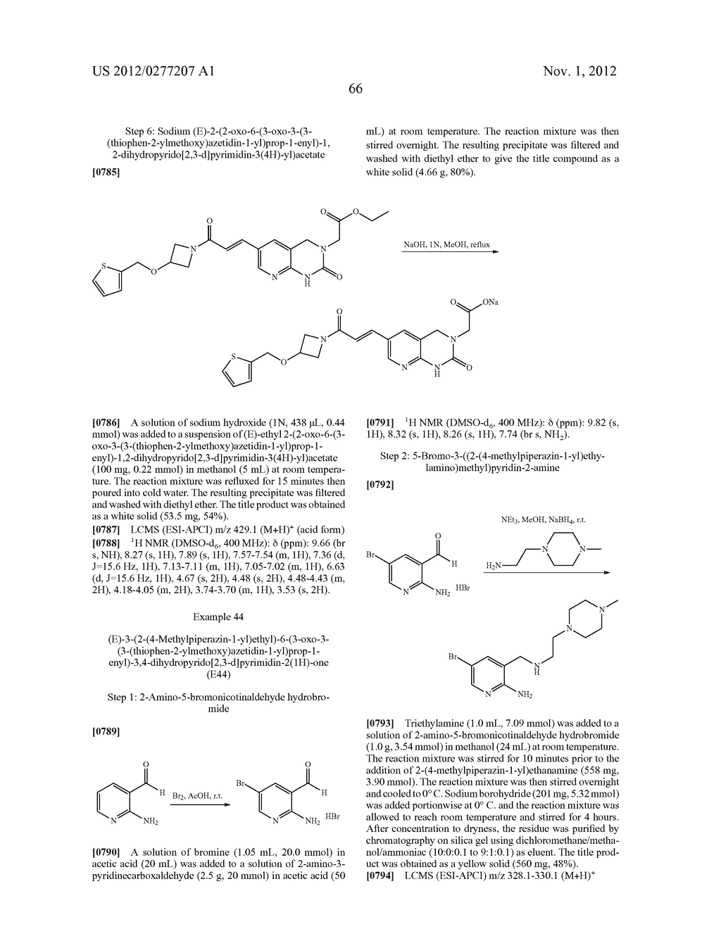 NOVEL HETEROCYCLIC ACRYLAMIDES AND THEIR USE AS PHARMACEUTICALS - diagram, schematic, and image 69