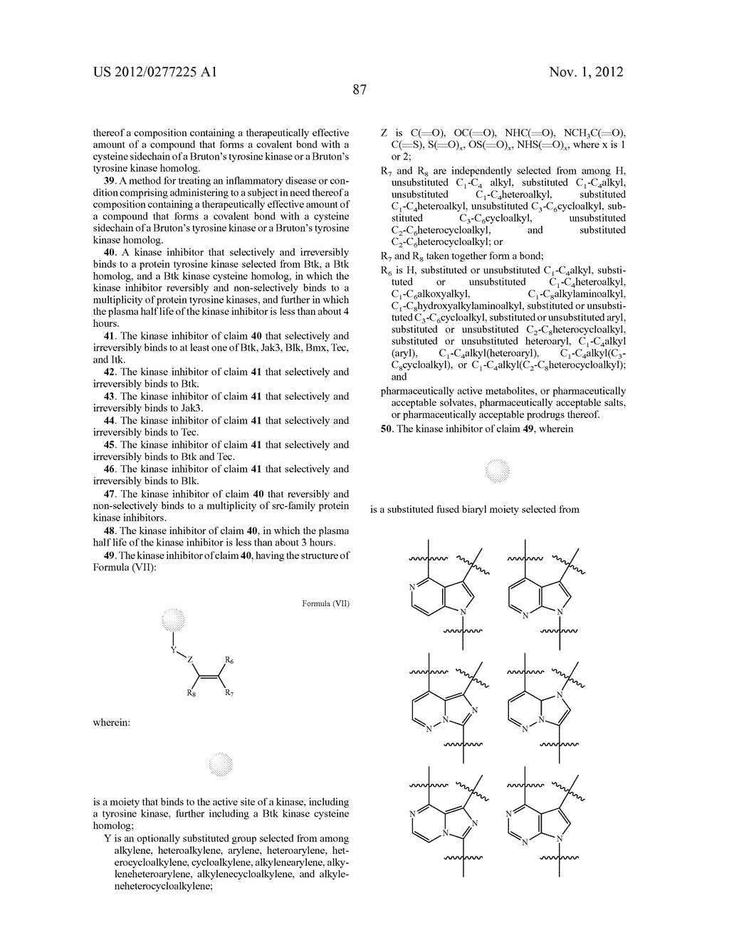 INHIBITORS OF BRUTON'S TYROSINE KINASE - diagram, schematic, and image 95