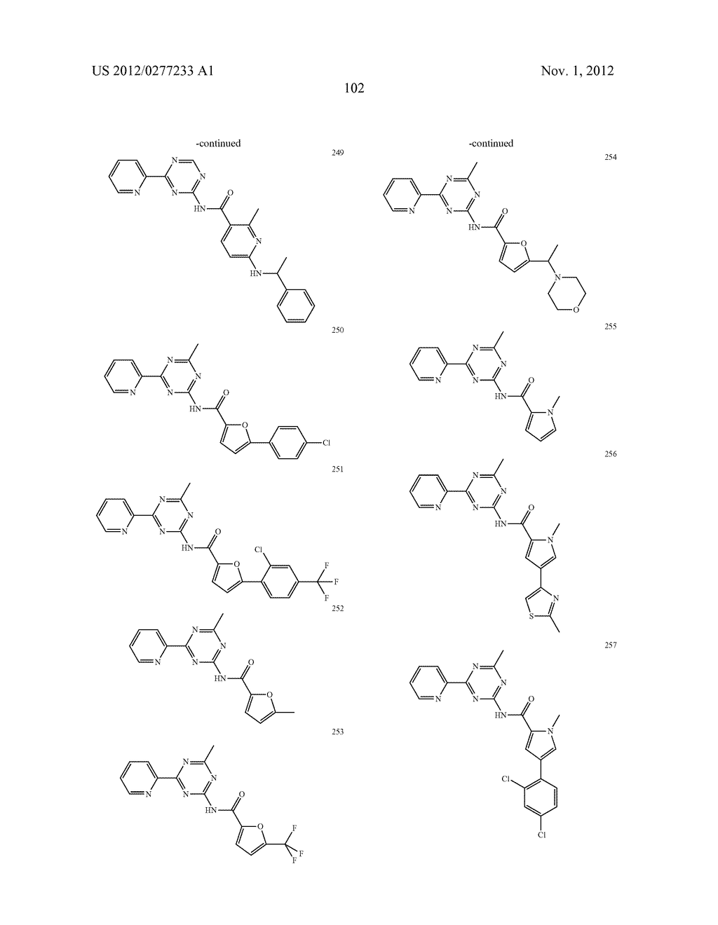 Pyridyl-Triazine Inhibitors of Hedgehog Signaling - diagram, schematic, and image 103