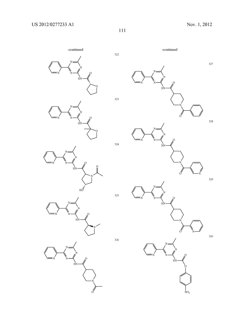 Pyridyl-Triazine Inhibitors of Hedgehog Signaling - diagram, schematic, and image 112