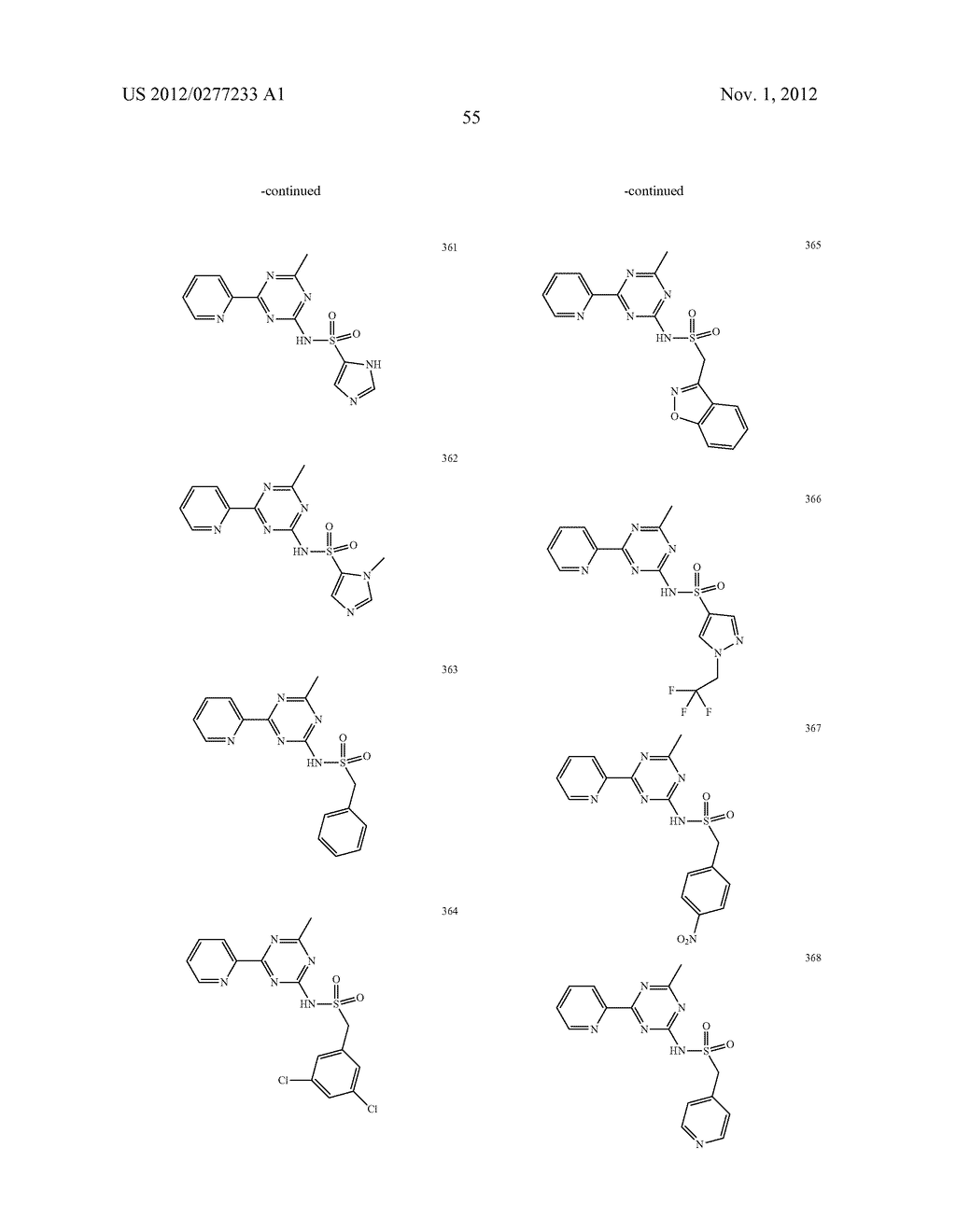 Pyridyl-Triazine Inhibitors of Hedgehog Signaling - diagram, schematic, and image 56