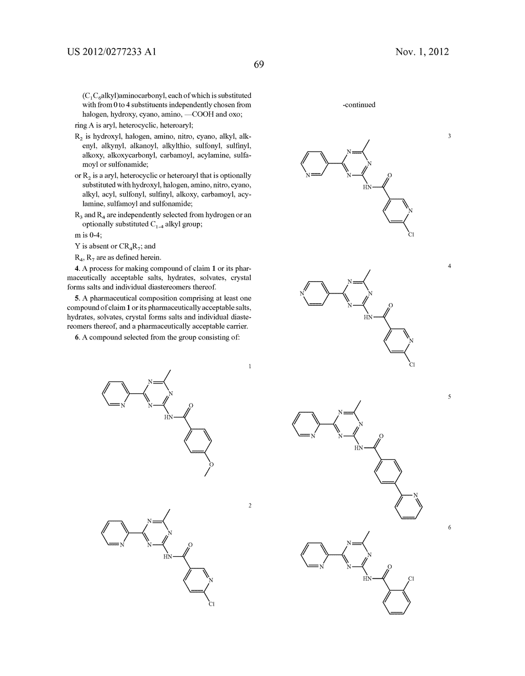 Pyridyl-Triazine Inhibitors of Hedgehog Signaling - diagram, schematic, and image 70