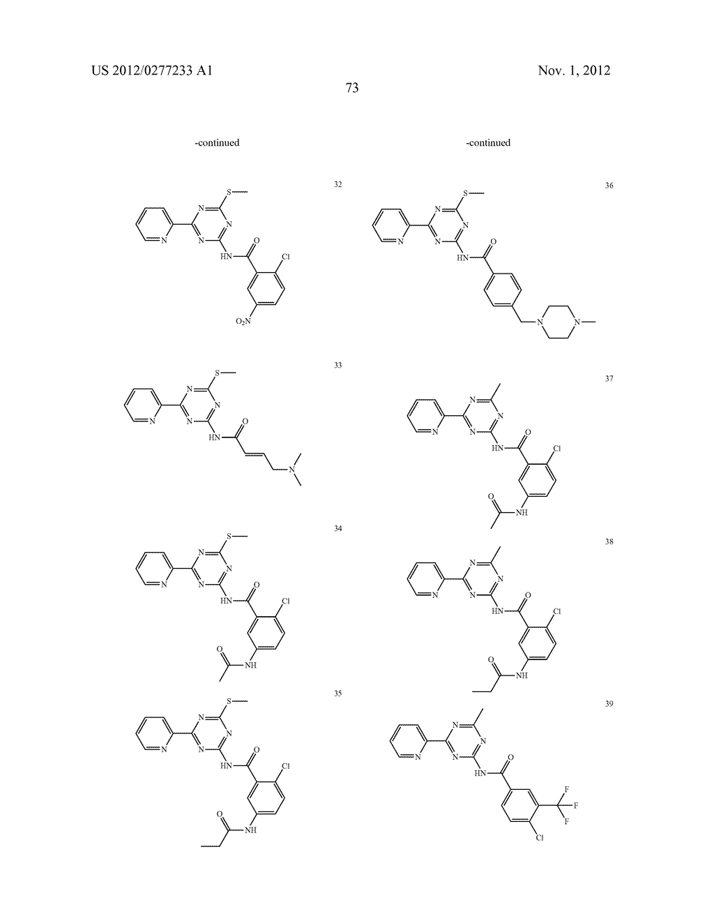 Pyridyl-Triazine Inhibitors of Hedgehog Signaling - diagram, schematic, and image 74