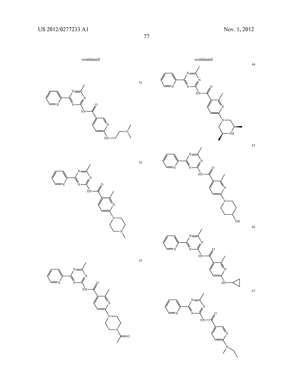 Pyridyl-Triazine Inhibitors of Hedgehog Signaling - diagram, schematic, and image 78