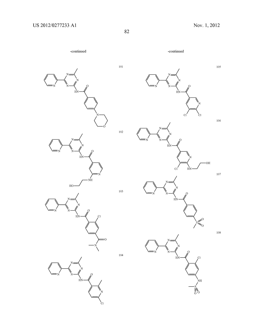 Pyridyl-Triazine Inhibitors of Hedgehog Signaling - diagram, schematic, and image 83