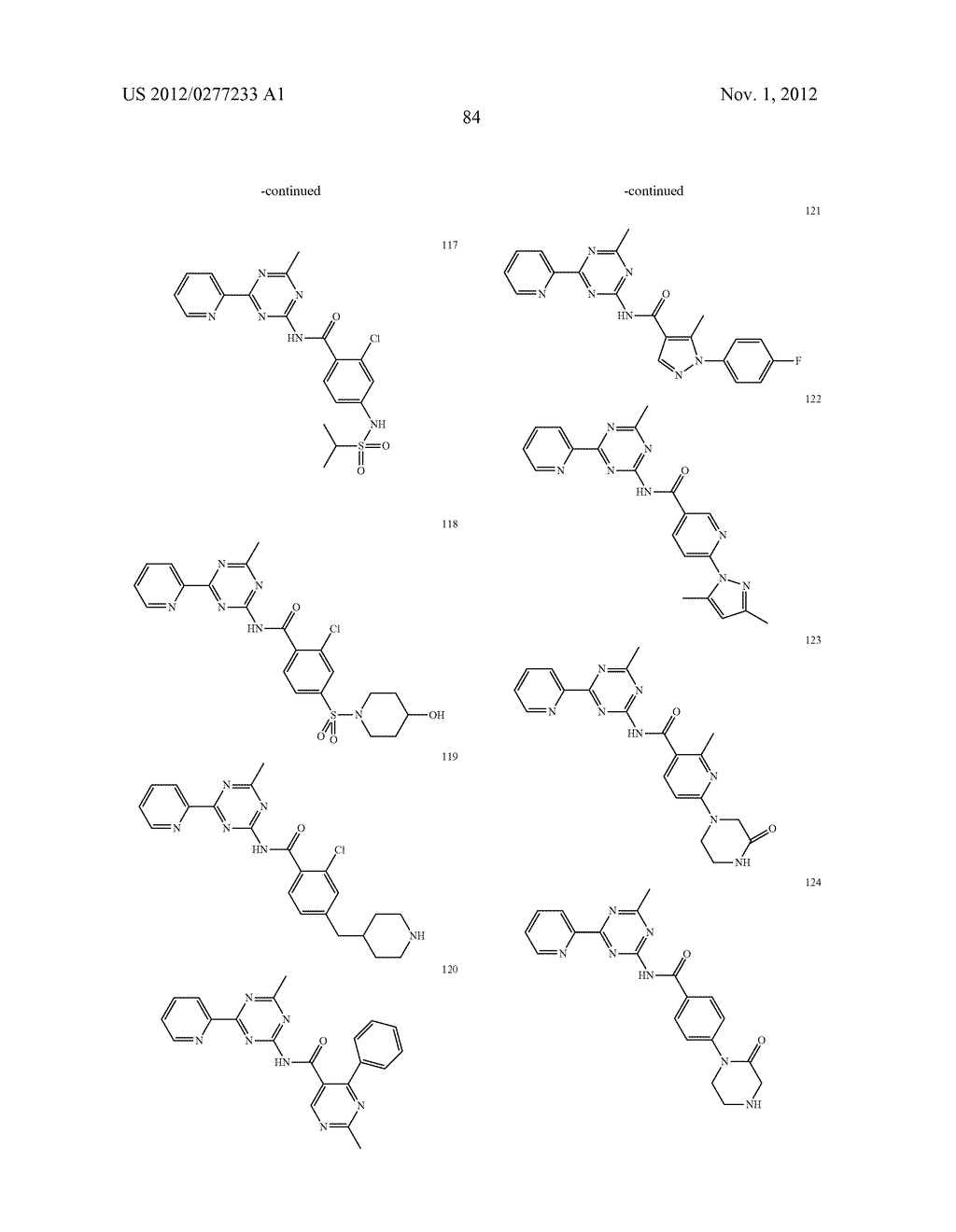 Pyridyl-Triazine Inhibitors of Hedgehog Signaling - diagram, schematic, and image 85