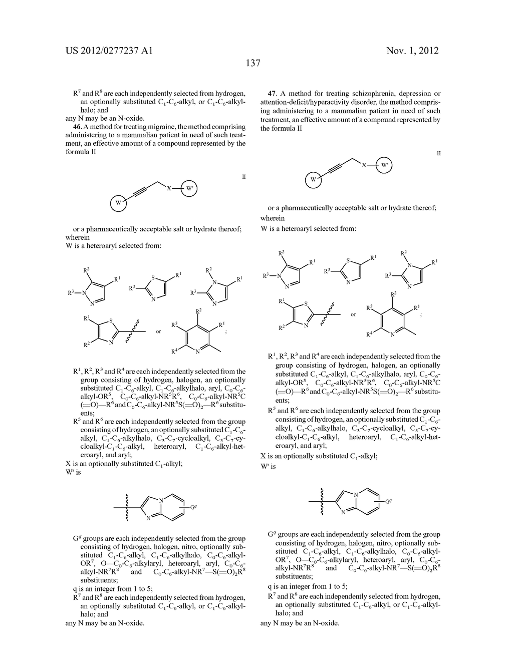 NOVEL ALKYNYL DERIVATIVES AS MODULATORS OF METABOTROPIC GLUTAMATE     RECEPTORS - diagram, schematic, and image 142