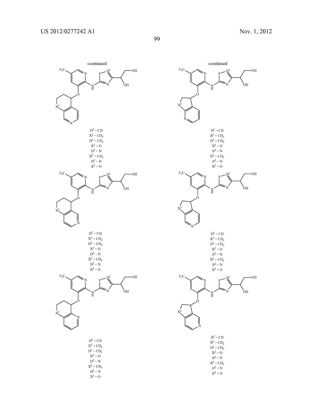 Pyridin-2YL-Amino-1, 2, 4-Thiadiazole Derivatives as Glucokinase     Activators for the Treatment of Diabetes Mellitus - diagram, schematic, and image 100